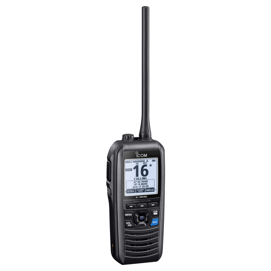 ICOM IC-M94DE håndholdt VHF med AIS, GPS og DSC